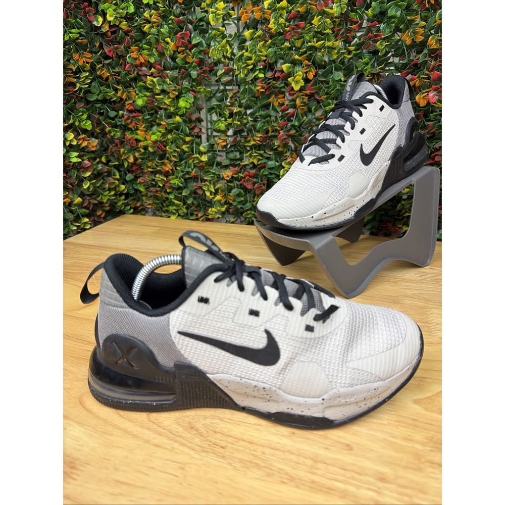 Nike Air Max Alpha Trainer 5 Light Iron Ore Black Mesh Sneakers DM0829-013 Men 6